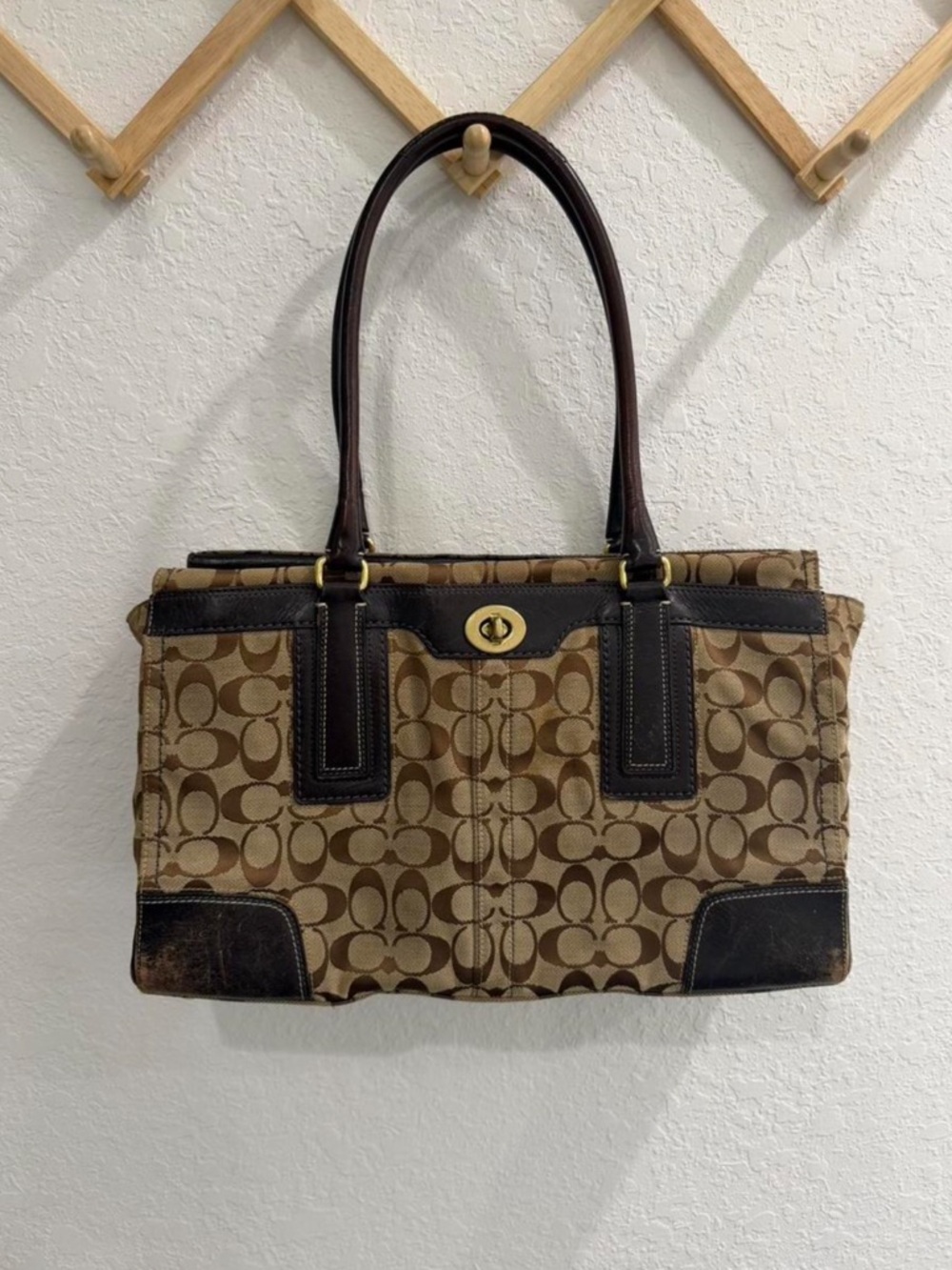 Coach Vintage Hamptons Carryall Tote Bag